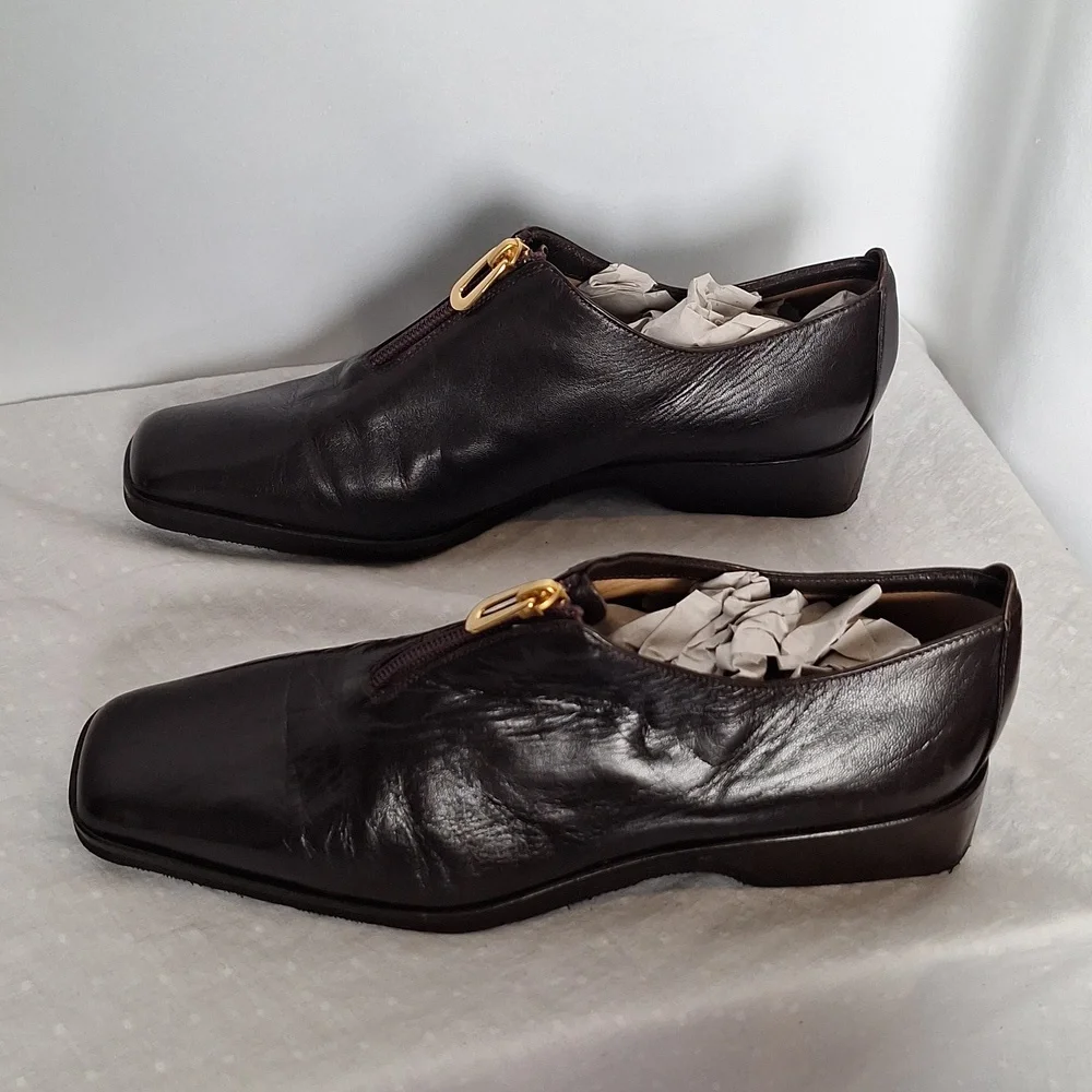 Botticelli Brown Leather Loafers